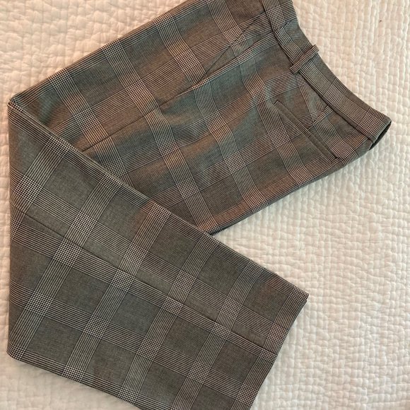 High-rise Peyton wide-leg pant in glen plaid size 4 - Picture 5 of 6